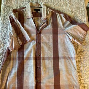 Men's XL Alfani Short Sleeve Button Down